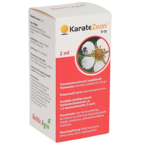 Insektitsiid Karate Zeon 5 Baltic Agro 2 ml 